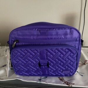 Lug Carousel XL-Violet crossbody purse